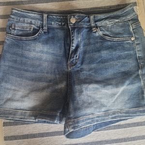 Judy Blue Denim Jean Short Ladies Size L